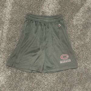 Champion Olive Mesh Shorts